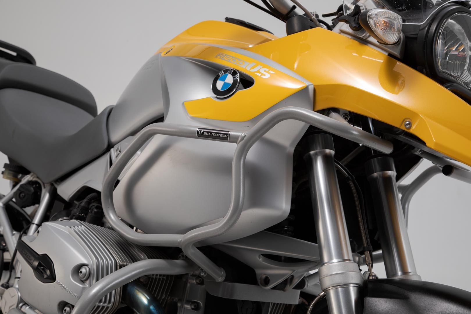 SW-Motech Oberer Sturzbügel Silbern passt für BMW R1200 GS(04-07)Nur mit Sturzbügel