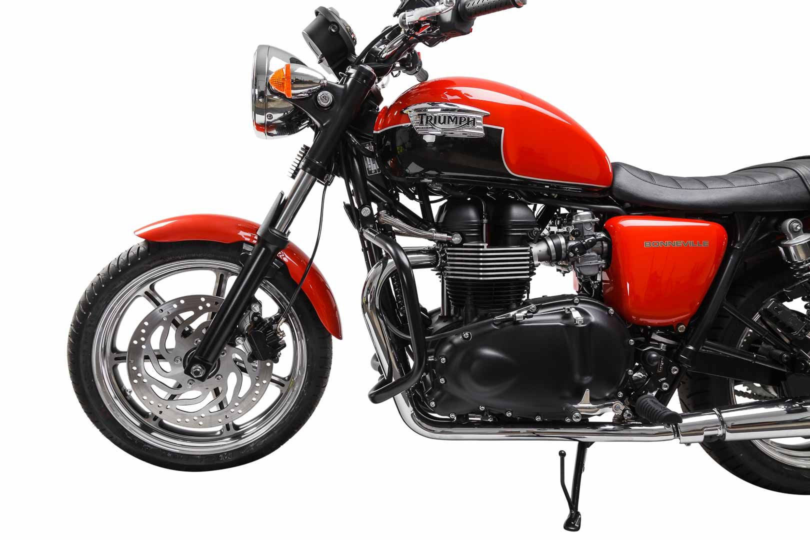 SW-Motech Sturzbügel Schwarz passt für Triumph Thruxton, Bonneville(04-16)