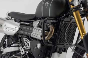 SW-Motech Sturzbügel Schwarz passt für Triumph Scrambler 1200(21-)