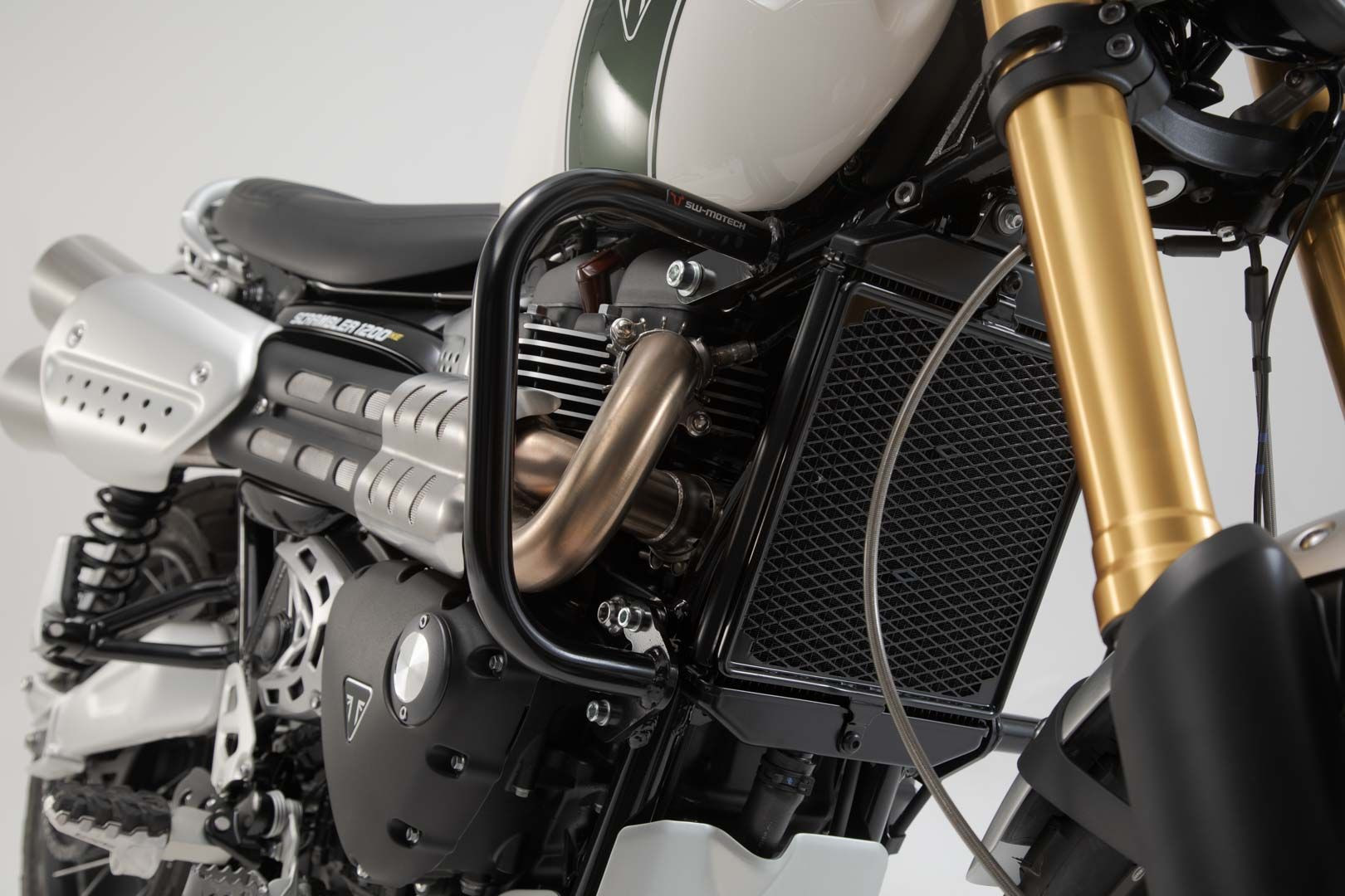 SW-Motech Sturzbügel Schwarz passt für Triumph Scrambler 1200 XC/XE(18-20)