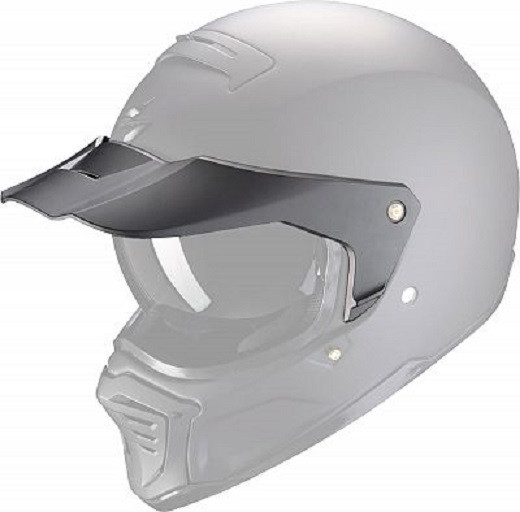 Scorpion Zubehör EXO-HX1 Helmschirm VISOR Weiss/M/Schwarz/Matt Grau Zement