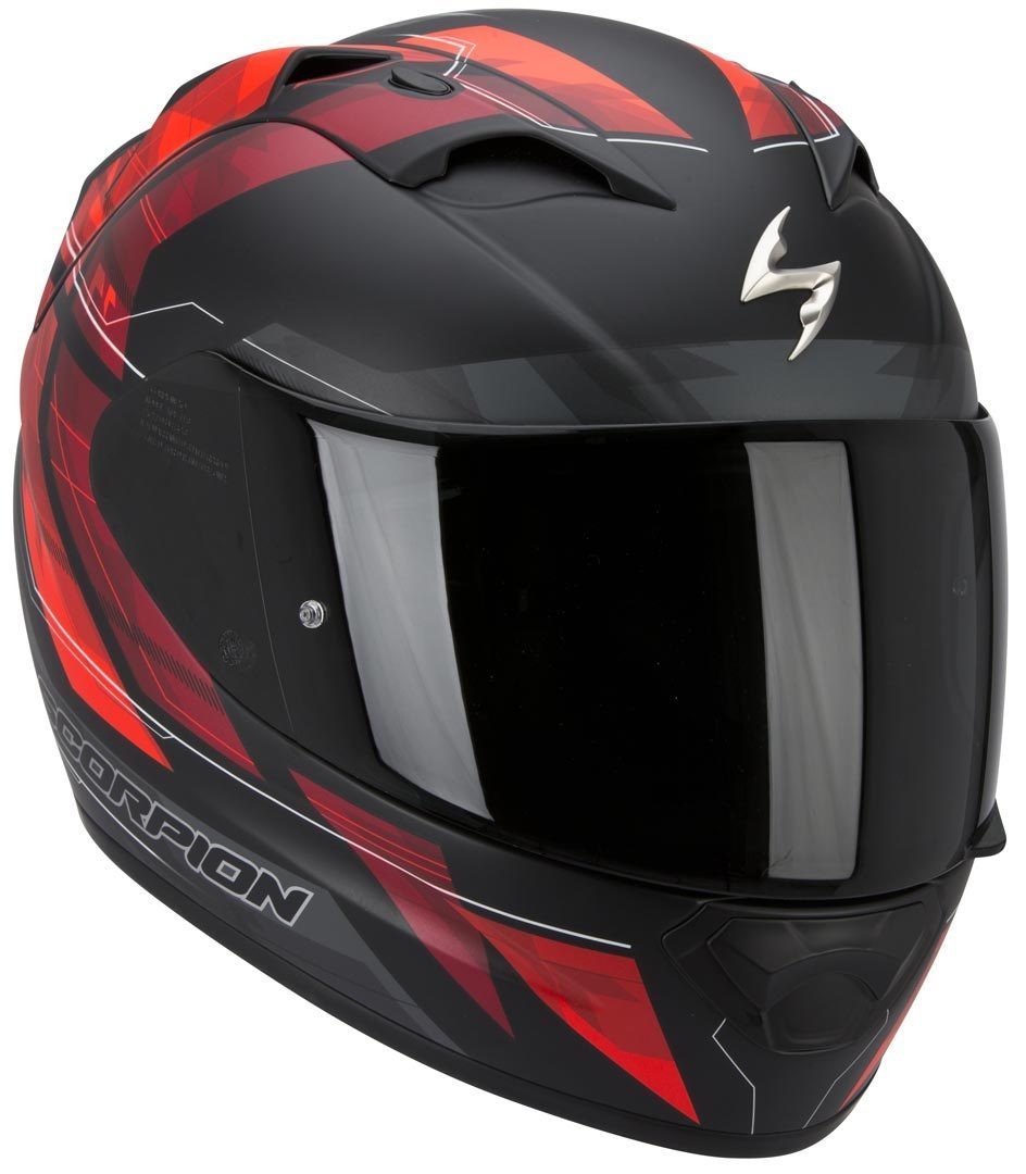 Scorpion Motorradhelm EXO-1200 AIR HORNET Neon Rot Matt S