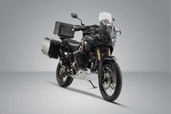 SW-Motech Schutz Set Schwarz/Silbern passt für Honda CRF1000L(17-)