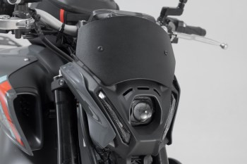 SW-Motech Windschild Schwarz passt für Yamaha MT-09/MT-09 SP(20-)