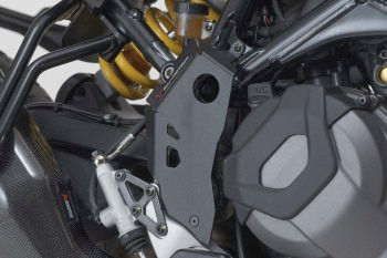 SW-Motech Fersenschutz Schwarz passt für Ducati DesertX(22-)/Rally(23-)