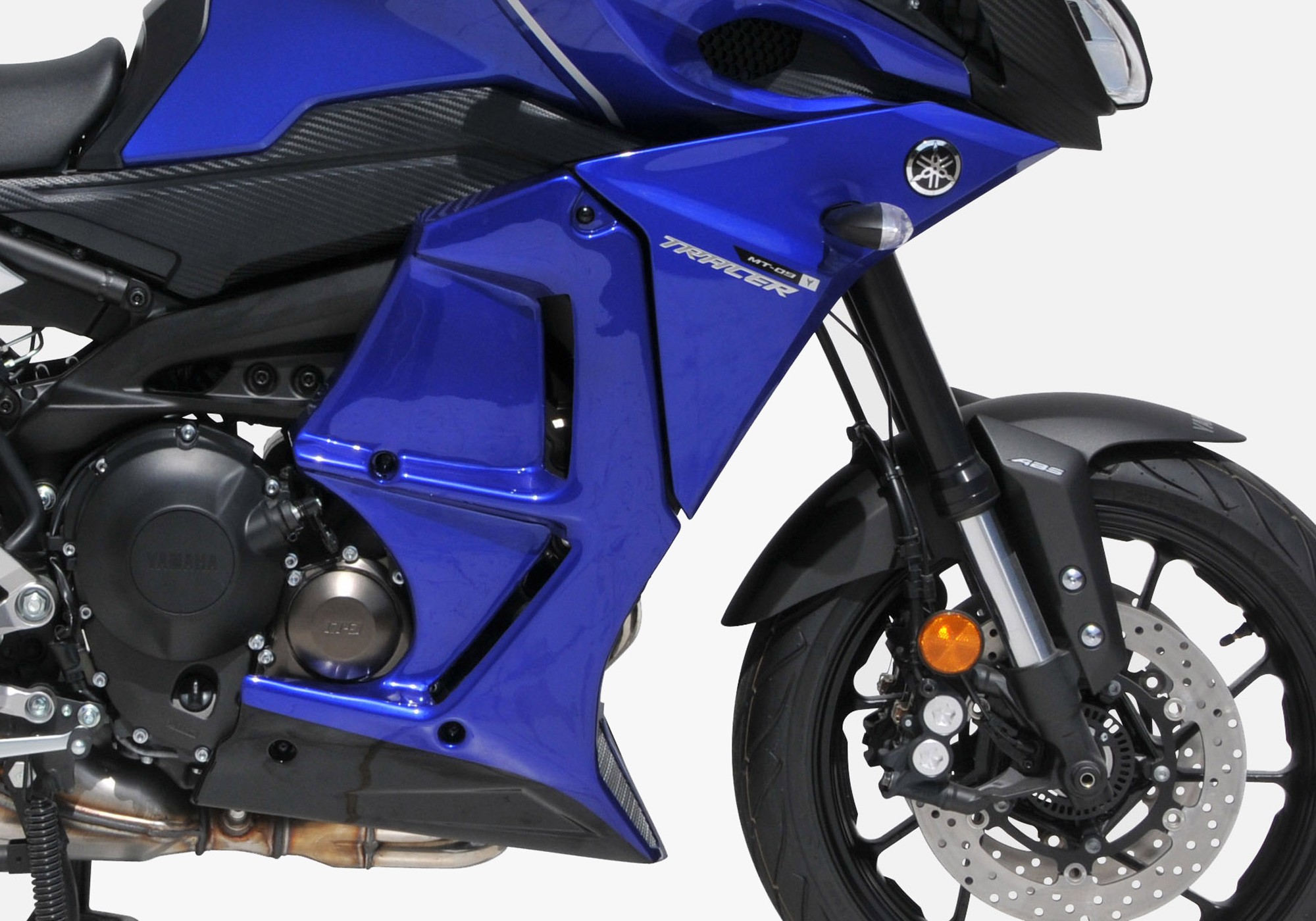 V*BODYSTYLE Sportsline Unterteilverkleidung blau Race Blu, DNMN ABE passt für Yamaha Tracer 900