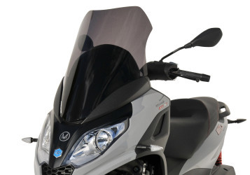 ERMAX Scooterscheibe Sport schwarz getönt ABE passt für PIAGGIO MP3 300 HPE/Spor
