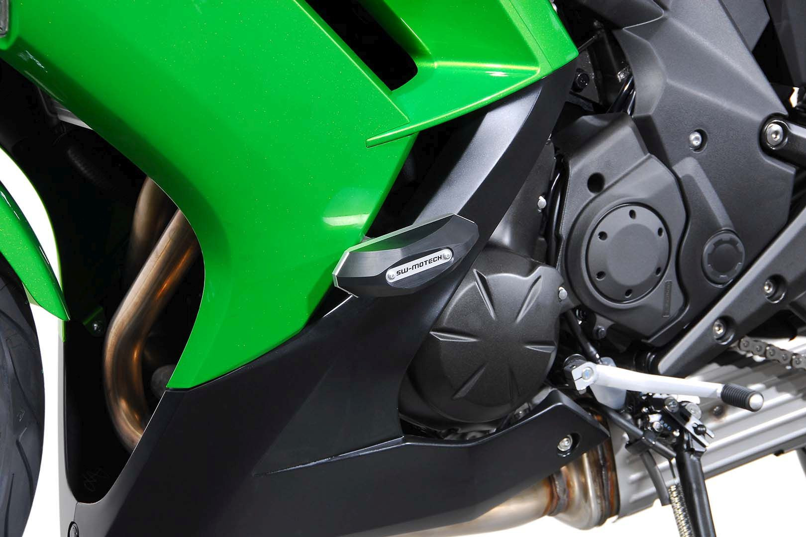 SW-Motech Sturzpad-Kit Schwarz passt für Kawasaki ER-6f(12-16)