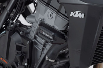 SW-Motech Sturzpad-Kit Schwarz passt für KTM 990 Duke(23-)