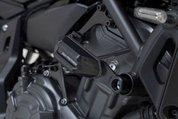 SW-Motech Sturzpad-Kit Schwarz passt für Yamaha MT-07(14-)/MT-07 Tracer(16-)