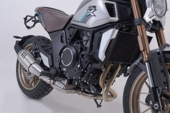 SW-Motech Sturzpad-Kit Schwarz passt für CFMOTO 700CL-X Heritage(22-)