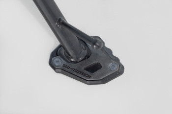 SW-Motech Seitenständerfuß-Verbreiterung Schwarz/Silbern passt für Moto Morini X-Cape 650(21-)