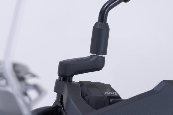 SW-Motech Spiegelverlängerung Schwarz passt für Suzuki V-Strom 800DE/1050DE, GSX-S1000GX