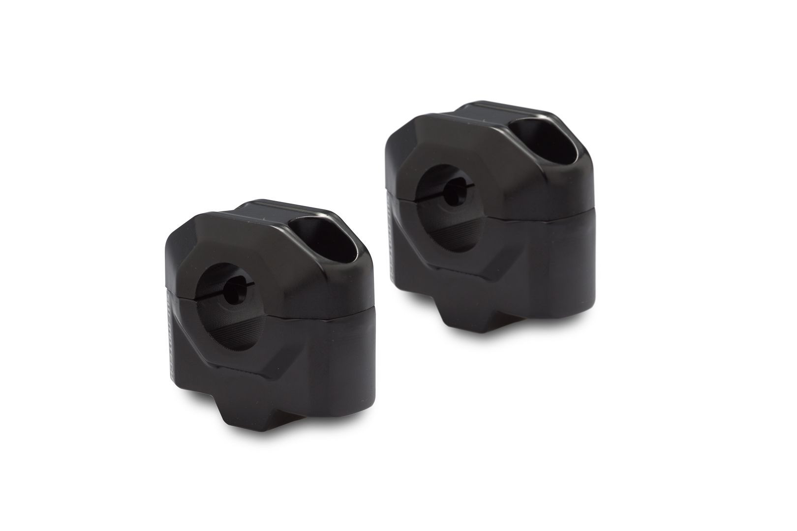 SW-Motech Lenkererhöhung für Ø 22 mm Lenker H=25 mm schwarz Satz