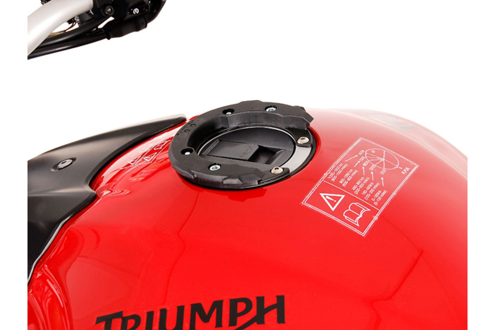 SW-Motech EVO Tankring schwarz MV Agusta/Triumph. Tank mit 6 Schrauben. St.