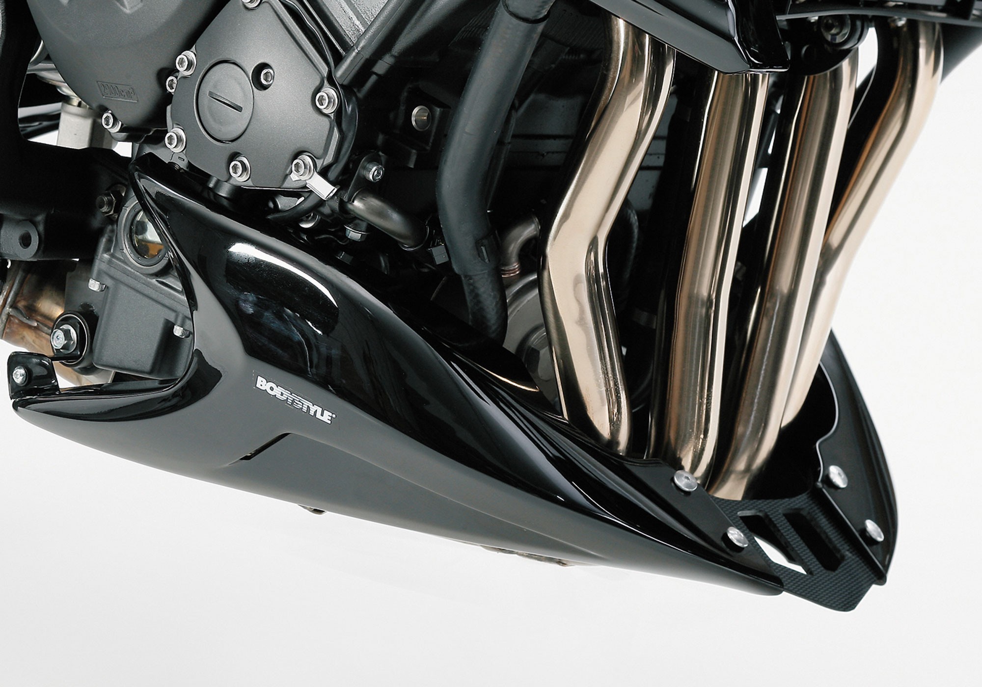 BODYSTYLE Sportsline Bugspoiler schwarz Black Metallic x, 903/SMX ABE passt für Yamaha FZ1 & Fazer