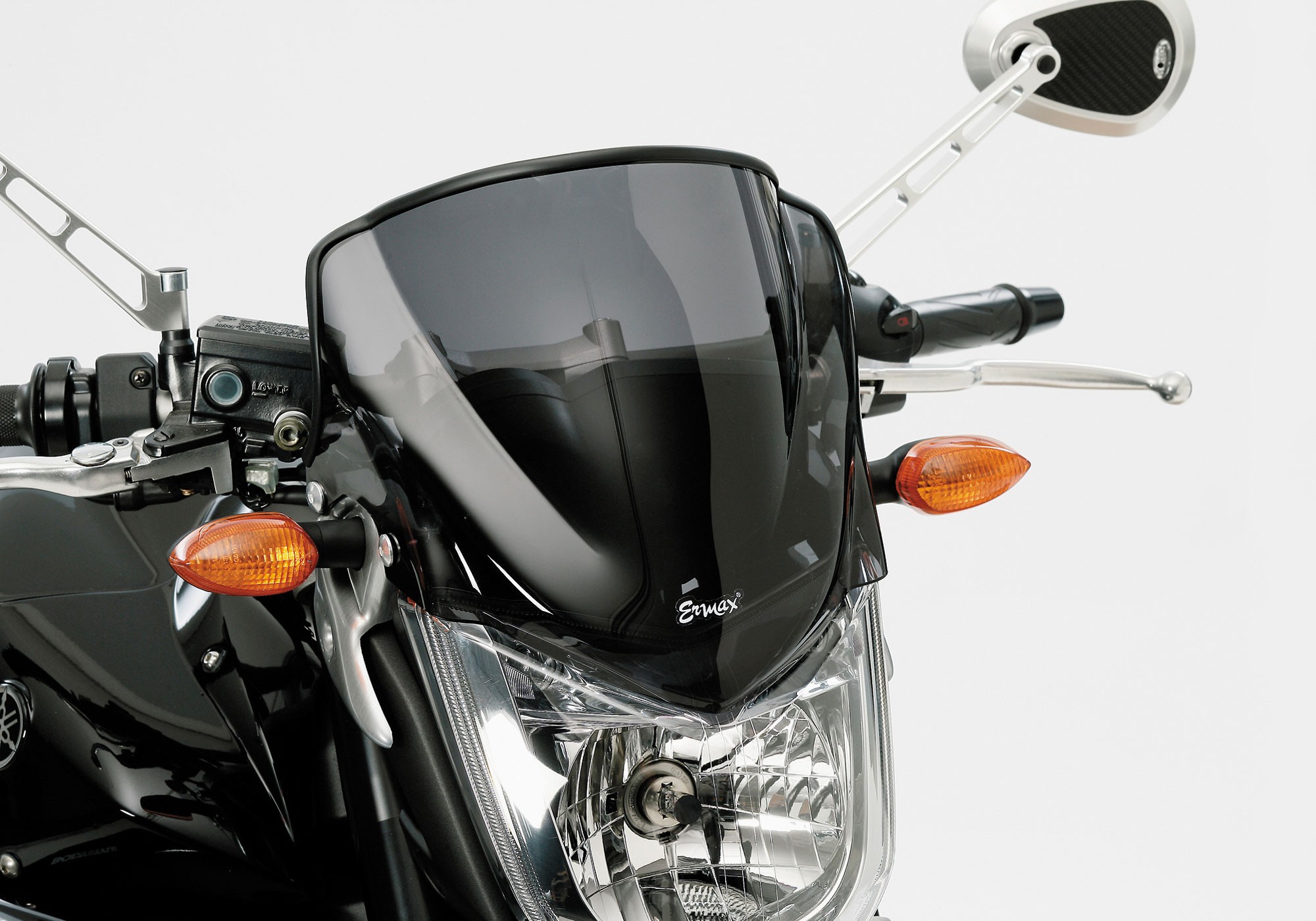 ERMAX Naked-Bike-Scheibe schwarz getönt ABE passt für Yamaha FZ1