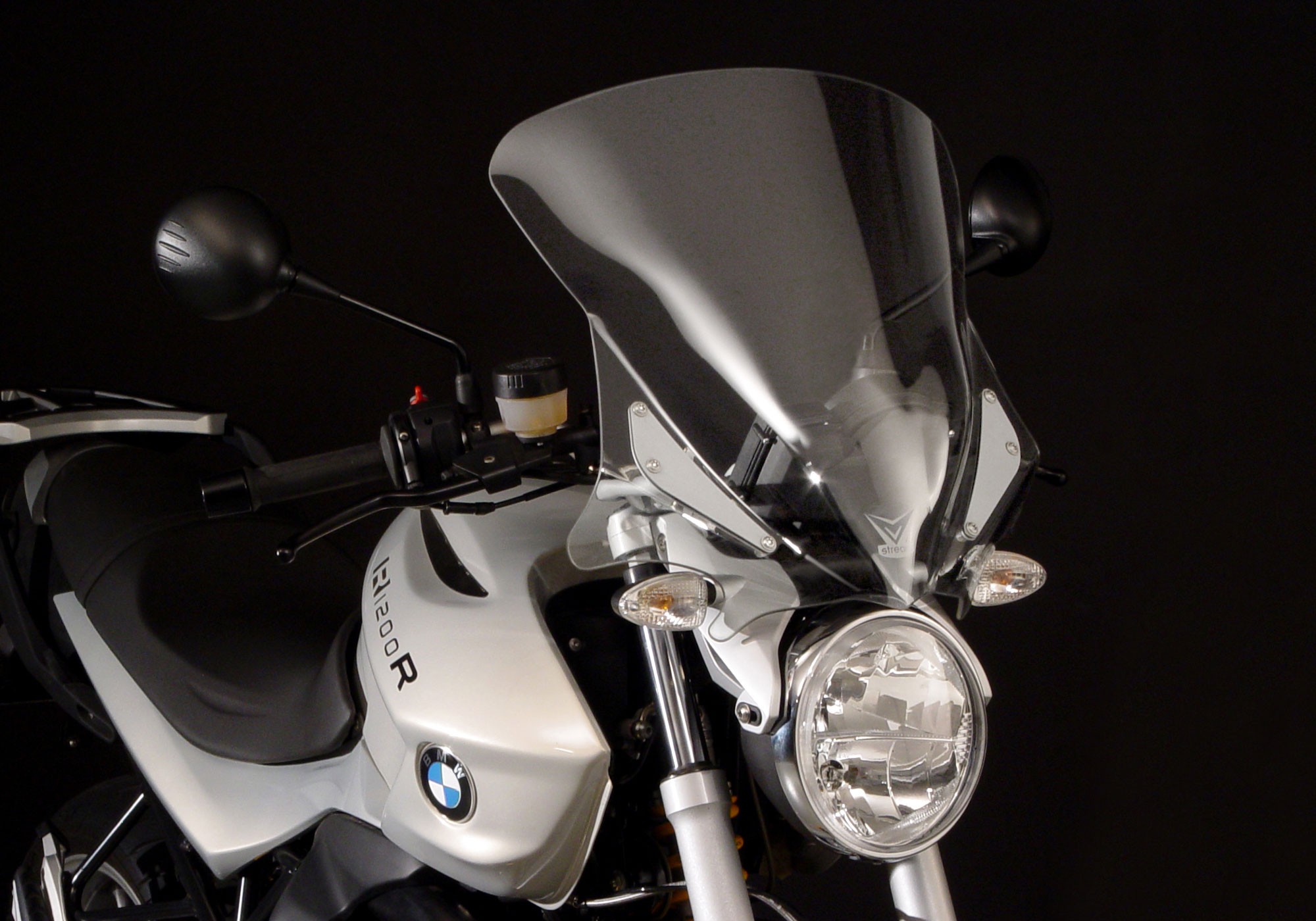 ZTECHNIK Motorradscheibe VStream grau getönt ABE passt für BMW R 1200 R(06-10)