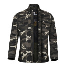 Bores Motorradshirt Military-Jack Damen - PREMIUM - Army Dunkel/Camouflage