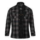Bores Lumberjack Motorradhemd Damen - PREMIUM - schwarz/grau