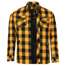 Bores Lumberjack Motorradhemd Herren - BASIC - schwarz/gelb