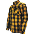 Bores Lumberjack Motorradhemd Herren - BASIC  - BorteXX Aramid - schwarz/gelb