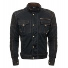 Bores Max - Motorrad Wachsjacke Herren schwarz