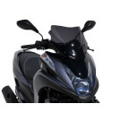 V*ERMAX Scooterscheibe Sport schwarz getönt ABE passt für YAMAHA Tricity 125(17-