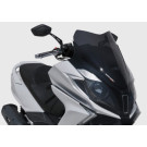 ERMAX Scooterscheibe Sport schwarz getönt ABE passt für KYMCO New Downtown 125(1