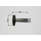dB-Absorber Standard Ø20 mm Schraube außen/unten schwarz ( Innendämpfer) 60 mm Kopf Pro 2