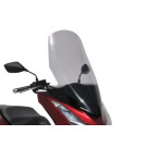 V*ERMAX Windschutzscheibe grau getönt (durchsichtig) ABE passt für HONDA PCX 125