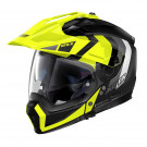NOLAN Crossover Helm N70-2X N-Com DECURIO, Flat Black/Yellow 30 Gr: 2XS-3XL