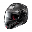 NOLAN Klapphelm N90-2 MERIDIANUS N-Com Flat Black /Lava Grey 30 Gr: M