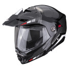 SCORPION Klapphelm ADX-2 CAMINO Schwarz Silber Rot ECE R22.06