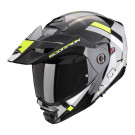 SCORPION Klapphelm ADX-2 GALANE Grau Schwarz Neon gelb ECE R22.06