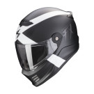 SCORPION Integralhelm COVERT FX GALLUS Mattschwarz Weiss ECE R22.06