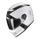 SCORPION Integralhelm COVERT FX GALLUS Weiss Schwarz ECE R22.06