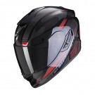 Scorpion Integral Helm EXO-1400 AIR FREE Schwarz metal-Rot XS-2XL