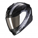 Scorpion Integral Helm EXO-1400 AIR FREE Schwarz metal-Silber XS-2XL