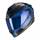 Scorpion Integral Helm EXO-1400 CARBON AIR ESPRIT Schwarz-Blau XS-2XL