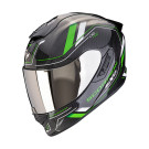 SCORPION Integralhelm EXO - 1400 EVO II CARBON AIR MIRAGE Schwarz Grün ECE R22.06