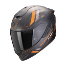 SCORPION Integralhelm EXO - 1400 EVO II CARBON AIR MIRAGE Schwarz Rot Weiss ECE R22.06