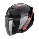 SCORPION Jethelm EXO-230 QR Schwarz Rot ECE R22.06