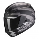 Scorpion Integral Helm EXO-390 PATRIOT Matt Schwarz-Silber XS-2XL