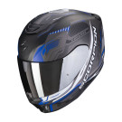 SCORPION Integralhelm EXO-391 HAUT Mattschwarz Silber Blau ECE R22.06