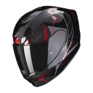 SCORPION Integralhelm EXO-391 SPADA Schwarz Neon Rot ECE R22.06