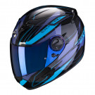 Scorpion Jethelm EXO-490 NOVA Schwarz-Blau XS-2XL