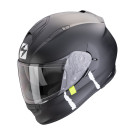 SCORPION Integralhelm EXO-491 CODE Mattschwarz Silber ECE R22.06