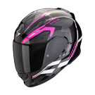 SCORPION Integralhelm EXO-491 KRIPTA Schwarz Rosa Weiss ECE R22.06