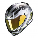 Scorpion Integral Helm EXO-510 AIR BALT Silber-Weiss-Neon Gelb XS-2XL